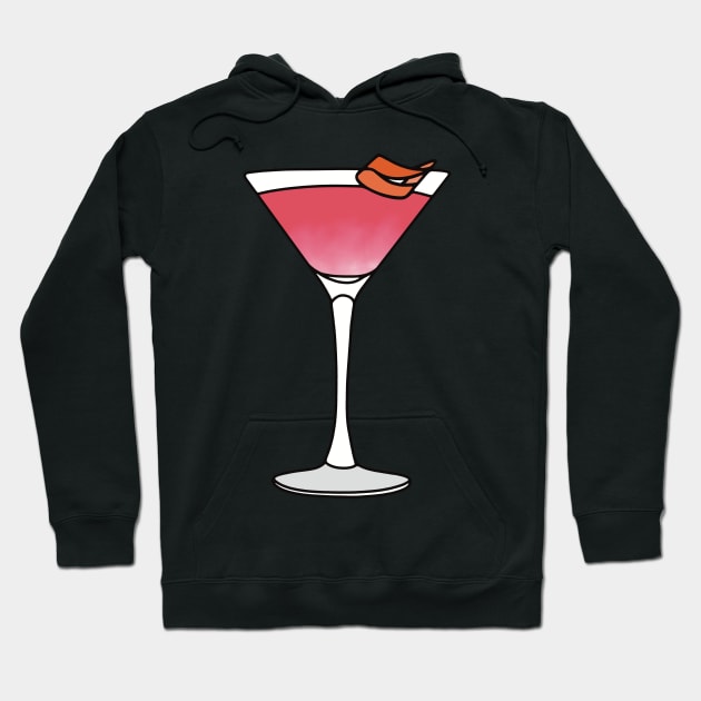 Cosmopolitan Cocktail Hoodie by murialbezanson